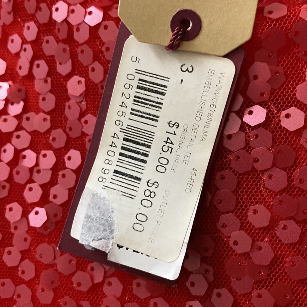 Ted Baker sequined top - Picture 3 of 5
